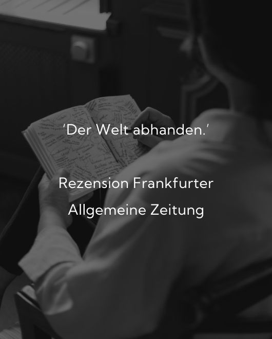 Judith Fanto Rezension Frankfurter Allgemeine Zeitung front